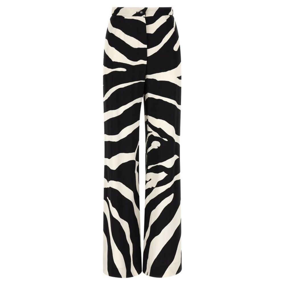 Dolce & Gabbana Bicolor Viscose Casual Women's Pants